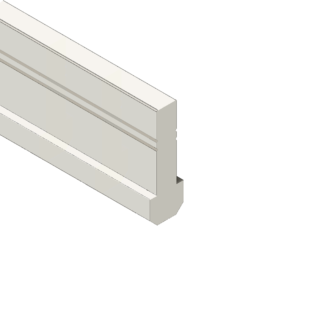 61-260-0 MODULAR SOLUTIONS SLIDE PROFILE<br>PROFILE GUIDE 40MM FOR ALUMINUM PANELS